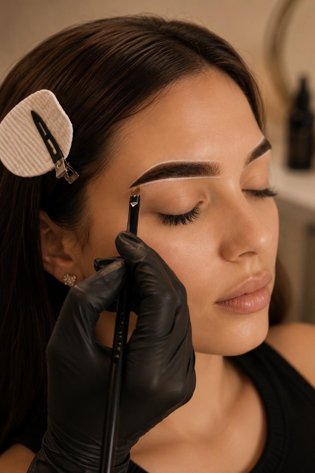 Permanent Make-up: Vorzeichnung und Mapping der Augenbrauen bei BROWS. Hamburg